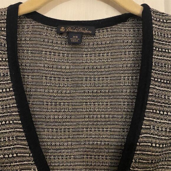Brooks Brothers Navy and White Women's Cardigan Set - Picture 12 of 14
